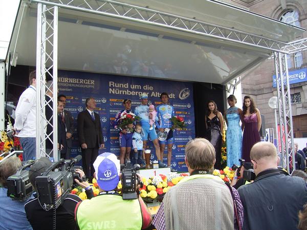 B�hne der Siegerehrung