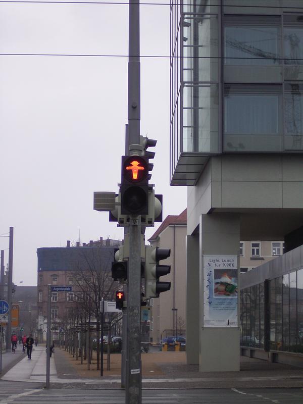 Leipzig: Ampelm�nnchen